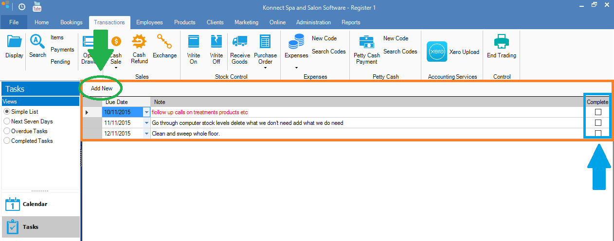 How to add a task function – Konnect Help Centre